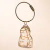 Paleta de Arte para Uñas Transfronteriza Ágata de Resina Decoración Dorada Paleta Pintada Tablero de Exhibición de Uñas Herramienta Venta al por Mayor
