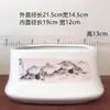 Macetas de Cerámica Directo de Fábrica para el Hogar Rectangulares de Gres Retro Chinas Macetas para Flores Adornos de Sala de Estar Macetas para Bonsái