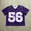 Camiseta Retro Estilo Americano Transfronteriza con Estampado de Letras, Transpirable de Manga Corta Marca de Moda para Hombre, Holgada Casual Hip-Hop