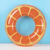 Anillo de Natación de Fruta de Verano Combinación Anillo de Natación de Sandía Naranja Limón Engrosado de Capa Única Anillo de Natación Pvc para Niños
