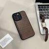 Funda para teléfono móvil Apple 15 con estampado de piel de cocodrilo 16promax retro 12 para iPhone13 personalidad marea 11 sensación de alta gama