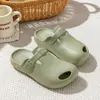 Dora Tu Sapatos Vazados Femininos Novo Estilo Verão Uso Externo Solado Grosso de EVA Sandálias Birkenstock Bico Fechado Chinelos Antiderrapantes Quentes