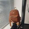Mochila Nova Casual e Estilosa, Mochila Retro Simples da Moda, Bolsa Feminina Texturizada Primavera 2026