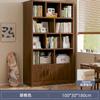 Estantería de madera maciza para almacenamiento de libros, armario sencillo de suelo, para pared, para sala de estar, armario multicapa, para estudiantes, estantería para el hogar