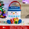 Bolsa de Dulces Navideños Caja de Dulces No Tejida Papá Noel Muñeco de Nieve Reno Bolsa de Manzana Bolsa de Regalo Navideño