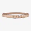 Cinturón de Cuero Moderno para Hombres Jóvenes, Nuevo Cinturón Casual Recto Holgado con Hebilla de Pasador, Cinturón de Cuero para Mujeres, Estilo Coreano Versátil Moda