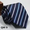 Corbata Traje de Hombre Profesional Boda Novio Estudiante Negocios Negro 8cm Rayada Corbata de Mano para Hombre Corbata de Negocios