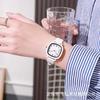 Reloj Retro Cuadrado Pequeño Ins de Aspecto Sofisticado para Estudiantes de Secundaria, Reloj Simple, Reloj de Cuarzo para Estudiantes a la Moda