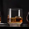 Lote de Fábrica Creativo Lujo Ligero Patrón de Diamante Vaso de Whisky Vaso de Vino Vaso de Cóctel Vidrio para Vino Tinto Bar Vaso de Vino