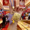 Llavero de Mazu Chapado en Oro de 999, Cadena para Teléfono, Cadena para Teléfono de Regalo de la Atracción Turística de la Isla de Meizhou, Colgante para Coche, Protección Divina para la Seguridad