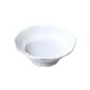 Plato Especial de Melamina Jade Blanco Cristal A8 para Restaurantes Chinos y Hoteles, Vajilla Comercial Creativa para Platos Salteados y Snacks