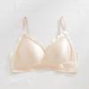 Verão Novo Cor Contrastante Linha Costas Bonitas Roupa Íntima Feminina Sutiã Sem Marcas Sem Aro de Aço Alça Almofada de Peito Base Interna Envolva o Peito