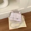 Bolso de Mano Texturizado de Moda y Elegante para Mujer, Bolso Cuadrado Pequeño de Moda para Viajar, Bolso Cruzado de Moda, Verano 2026