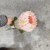 Simulación de flores de crisantemo artificiales ricas comercio exterior transfronterizo en stock mayorista crisantemo rico único arreglo floral para sala de estar