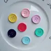 Botones Redondos Acrílicos de Color Caramelo Hebillas para Zapatos DIY Fundas para Teléfonos Móviles Ropa Hebillas para Zapatos Pasadores Accesorios de Joyería de Resina Lote