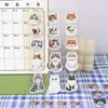 Pegatinas Lindas de Gatito para Diario Dibujos Animados Ins Miau Miau Funda de Teléfono Pegatinas de Decoración Individuales para Estudiantes de Primaria y Secundaria Papelería