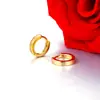 Pendientes de Aro Lisos de Aleación de Cobre Xuping para Mujer, Estilo Minimalista Fresco, Pendientes de Aro Elegantes, Diseño de Lujo Ligero, Hechos a Medida