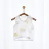 Chaleco de Medio Espalda para Bebé, Estilo Delgado de Verano, Algodón Puro Clase A, Chaleco sin Mangas con Broches para Recién Nacidos de 0 a 3 Meses