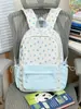 Mochila Dulce y Versátil Estilo Coreano Color Rosa Fresa para Estudiantes de Primaria, Simple, Ligera, Viaje Casual, Bolsa Escolar de Gran Capacidad
