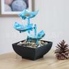 Fuente de Hierro Transfronteriza Oficina Mueble de TV Sala de Estar Adornos de Agua Fluyendo Decoraciones Creativas para el Interior del Hogar Dropshipping