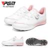 Zapatos de golf PGM para mujer degradado impermeable microfibra antideslizante tenis botón giratorio zapatos de mujer