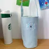 Bolso de Mano para Mujer de Color Sólido a la Moda para Viajes Cotidianos Bolso de Lona Estilo Coreano Simple Estudiante Bolso de Mano de Gran Capacidad para Botella de Agua