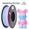 Consumíveis de impressão 3D PLA Matte Rainbow Consumíveis para impressora 3D 1KG PLA Matte Rainbow