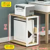 Prateleira de Armazenamento de Rack para Gabinete de Computador Multicamadas para Mesa de Escritório Doméstica, Rack de Armazenamento de Impressora de Dois Níveis