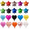Globo de película de aluminio de 18 pulgadas con forma de estrella de cinco puntas, ideal para cumpleaños, bodas, actividades al por mayor, diseño flotante