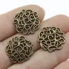 18x18mm 1,1g Multicor Acessórios para Joias Artesanais DIY Série Geométrica Pingente de Flor