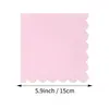 Servilletas de color liso transfronterizas, servilletas cuadradas pequeñas de encaje de 24 piezas, juego de vajilla para fiestas, servilletas para fiesta de cumpleaños