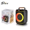Caixa de Som para Festa Sing-E Cqs682 Caixa de Som Bluetooth Microfone Karaokê Dança Quadrada Discurso