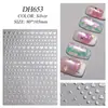 Pegatinas para Uñas de Corazón Personalizables, Lote Mixto de Varios Estilos, Corazón de Color Sólido Simple Versátil Plano, Pegatinas para Uñas DIY Estilo Dh
