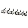 Colgador de pared detrás de la puerta de entrada, Colgador de ganchos de pared para ropa y sombreros, Organizador de almacenamiento para detrás de la puerta