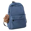 Mochila Escolar Ins Estilo Coreano para Mujer Estudiante de Secundaria Gran Capacidad Simple Cordón Color Mochila Estudiante de Secundaria Preparatoria Mochila para Estudiante Hombre