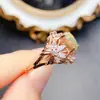 Venta al por mayor de fábrica explosiones anillo de ópalo natural plata S925 incrustado piedra principal 7*9 vendiendo Europa y Estados Unidos una generación de cabello