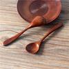 Cuchara Pequeña de Madera Japonesa Kidsren de 13 cm, Cuchara para Alimentar, Cuchara para Helado, Cuchara para Leche en Polvo, Cuchara de Madera Nanmu al por Mayor