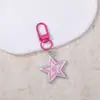 Chaveiro Pingente Gatinha Kt Estrela Espinha de Peixe Estilo Y2K Millenium Pingente de Contas Retro Americano Ornamento de Presente
