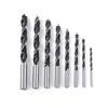 Juego de 8 Brocas de Posicionamiento para Carpintería de Tres Puntas, Brocas de Posicionamiento para Carpintería, Punzones para Agujeros de Carpintería, Brocas de Posicionamiento de 3-10 mm