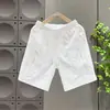 Shorts Masculino de Verão Novo Estilo Estruturado com Bolso com Zíper Moda Cor Sólida Secagem Rápida Versátil Cor Doce para Praia