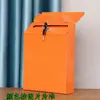 Buzón Pequeño con Cerradura, Impermeable y a Prueba de Sol, Buzón de Metal Resistente a la Corrosión, Buzón de Pared, Caja de Conveniencia, Buzón