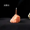 Suporte de Incenso de Pedra Bruta de Cristal Natural para Venda por Atacado, Base para Incenso, Ornamento, Pedra Difusora de Aroma, Suporte de Incenso para Uso Doméstico, para Oferta ao Buda