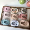 Pinza para el pelo de lunares y cuadros dulces estilo coreano para niñas, Pasador lindo con lazo, Pinza de tiburón Accesorio para el pelo