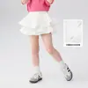 Camiseta de Manga Corta Zuoxi para Niñas Ropa de Verano para Niños Nuevo Estilo 2026 Top Rayado de Algodón Puro para Niños de Talla Mediana y Grande Manga Media de Verano