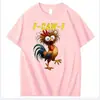 Transfronterizo Aliexpress Amazon Transfronterizo Europeo y Americano Fcawf Estampado de Águila Moda Holgada Casual Manga Corta Cuello Redondo Camiseta