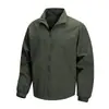 2025 Exportación Primavera y Otoño Moda Masculina Elástica Impermeable Chaqueta para Exteriores Chaqueta con Cuello Alto Chaqueta de Trabajo Cortavientos