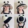 Sombrero de Sol de Verano para Niños para Actuación del Día del Niño, Ala Ancha, Parte Superior Abierta, Diseño Lindo de Dibujos Animados para Niños y Niñas