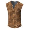 Chaleco informal sin mangas con estampado digital para hombre joven, de talla europea, fino y único, de verano, para comercio exterior transfronterizo