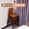 Silla de ratán con respaldo, silla de ratán para niños y adultos, taburete pequeño, taburete tejido, silla de ocio, silla de té para balcón exterior, silla de ratán