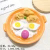 Imán para Refrigerador de Plato Creativo Tridimensional Personalidad Comida Juguete Comida Snacks Accesorios de Resina diy Transmisión en Vivo Funda de Teléfono Venta al por Mayor